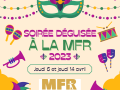 Soirée déguisée le 6 et 14 avril