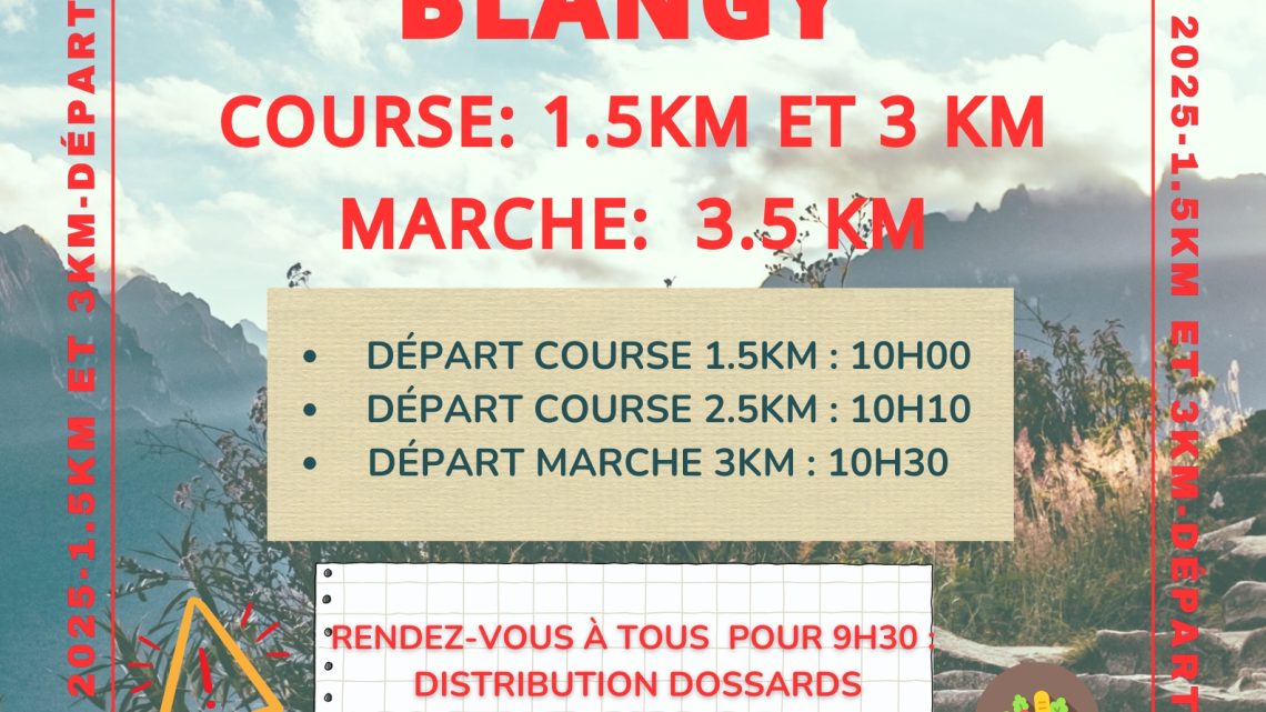 Trail pour tous de Blangy