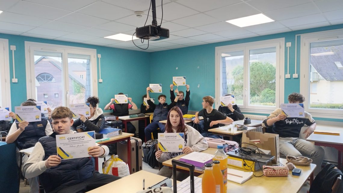 Initiation au secourisme pour les 4ème de la MFR de Blangy-le-Château