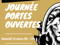 Portes ouvertes le samedi 14 mars