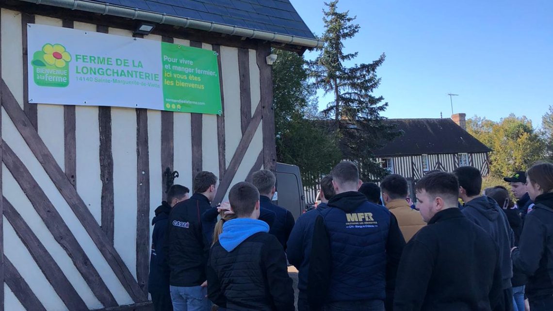 Visite de la ferme de la Longchanterie pour les 1ère CGEA