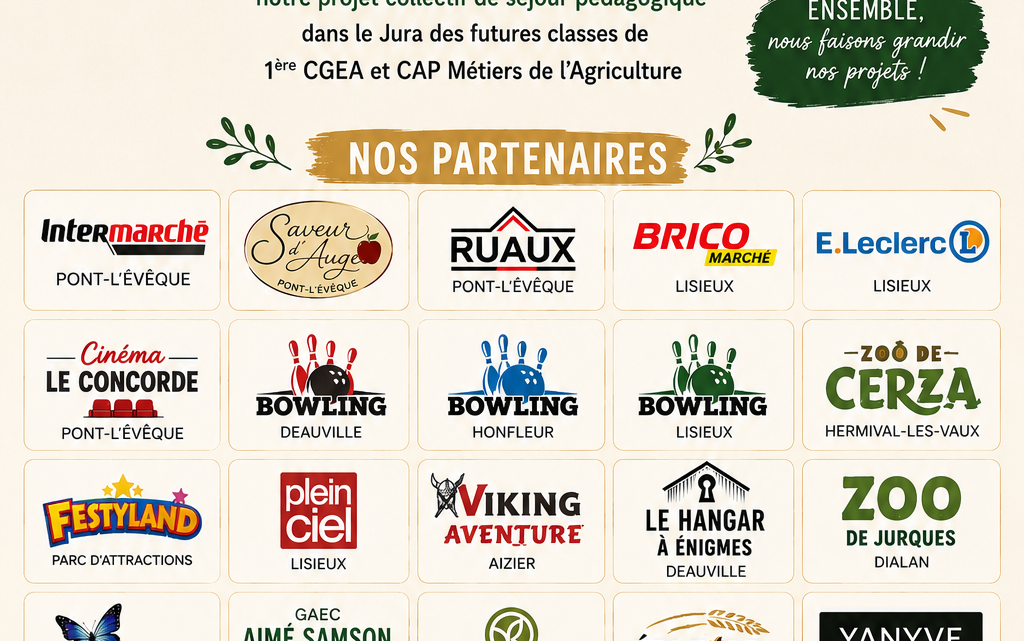 Projet à venir pour les 1ère CGEA