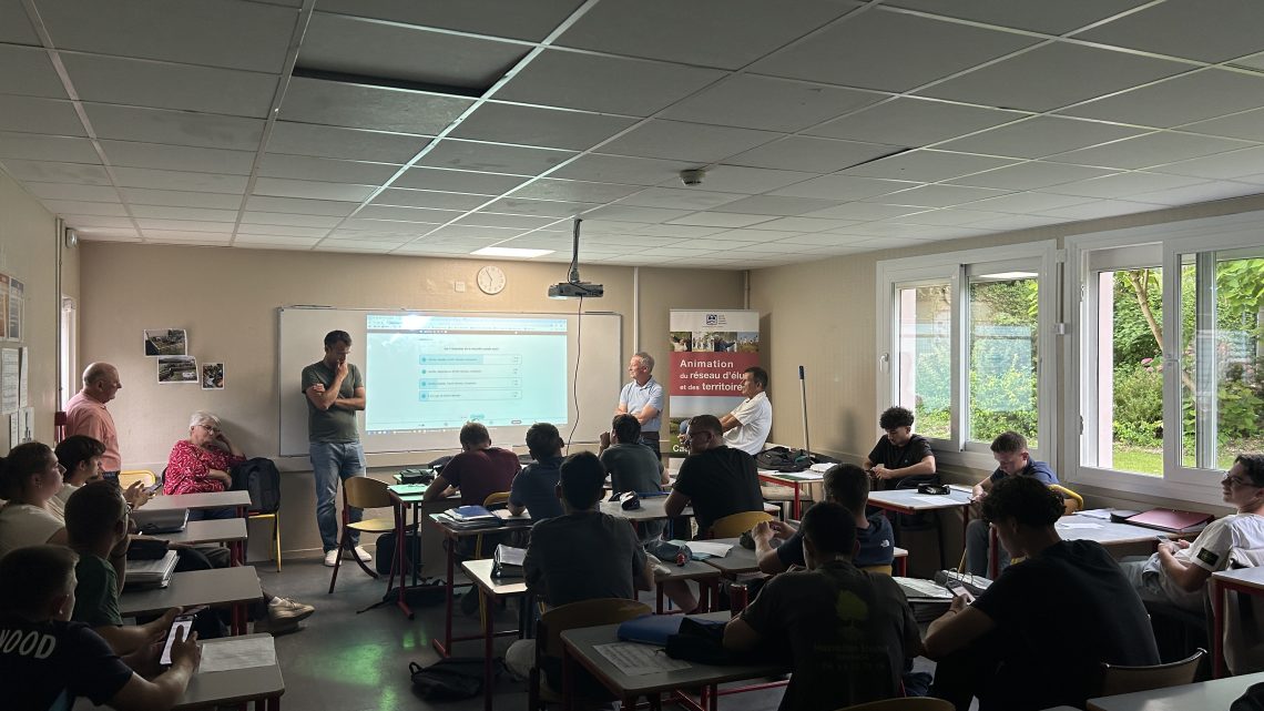Rencontre enrichissante à la MFR de Blangy-le-Château !