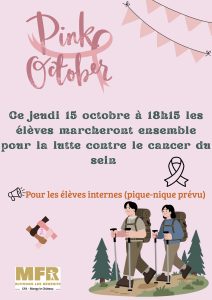 Marcher contre le cancer du sein